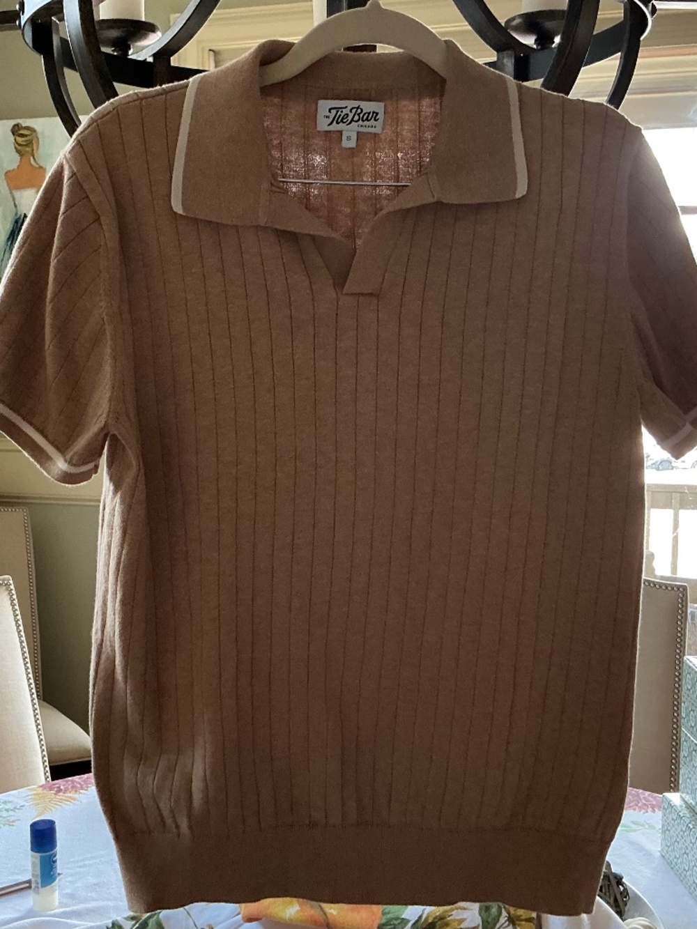 Men’s Tie Bar sweater polo S